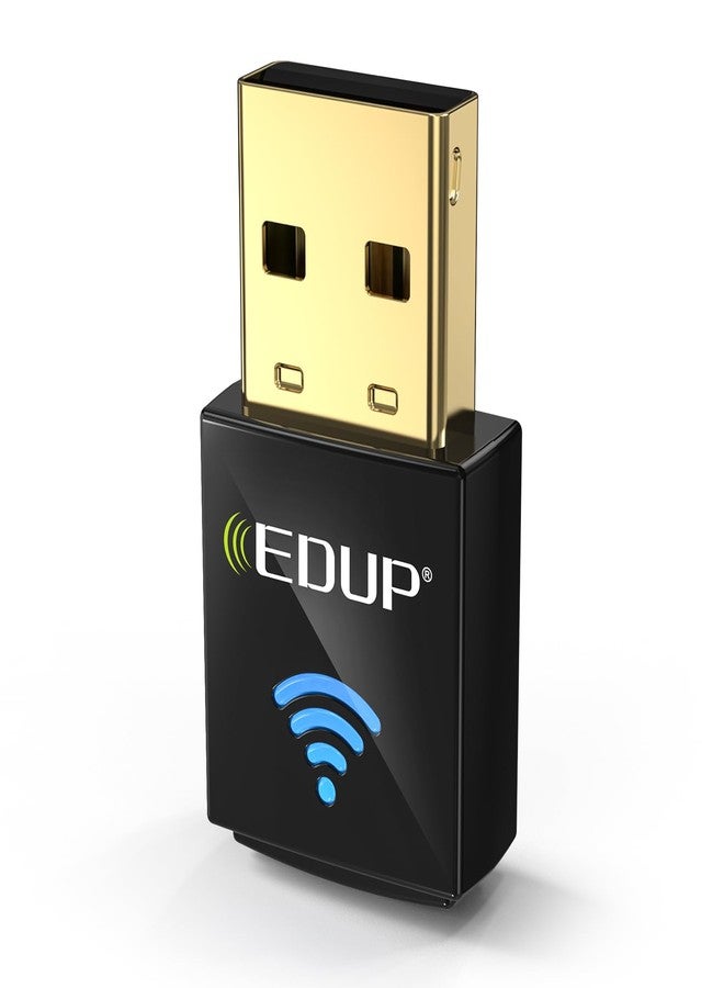 EDUP 2 in 1 Mini USB Bluetooth 5.4 WiFi 6 Adapter AX600M for PC, Plug and Play, Wireless USB Network Adapters 2.4G/ 5.8Ghz WiFi Dongle Antenna for Laptop Desktop Compatible with Windows 11/10 - Image 1