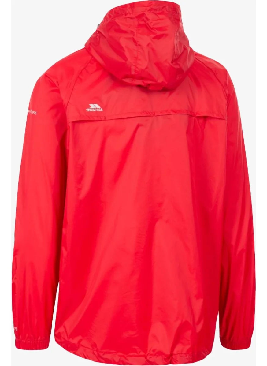 Trespass Qikpac Jacket Red Raincoat UAJKRAI10001-RED