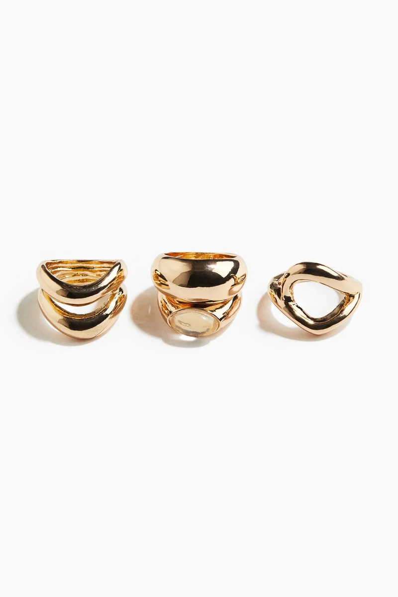 H&M 4-pack rings
