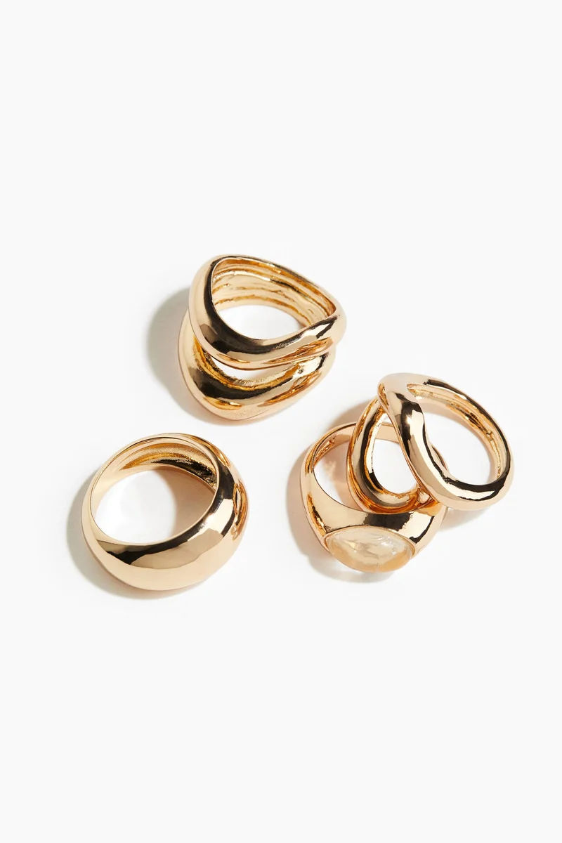 H&M 4-pack rings