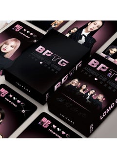 55 قطعة بطاقة صور جديدة من Blackpink BPTG THE GAME للهواتف المحمولة نفس بطاقة Lomo عالية الدقة