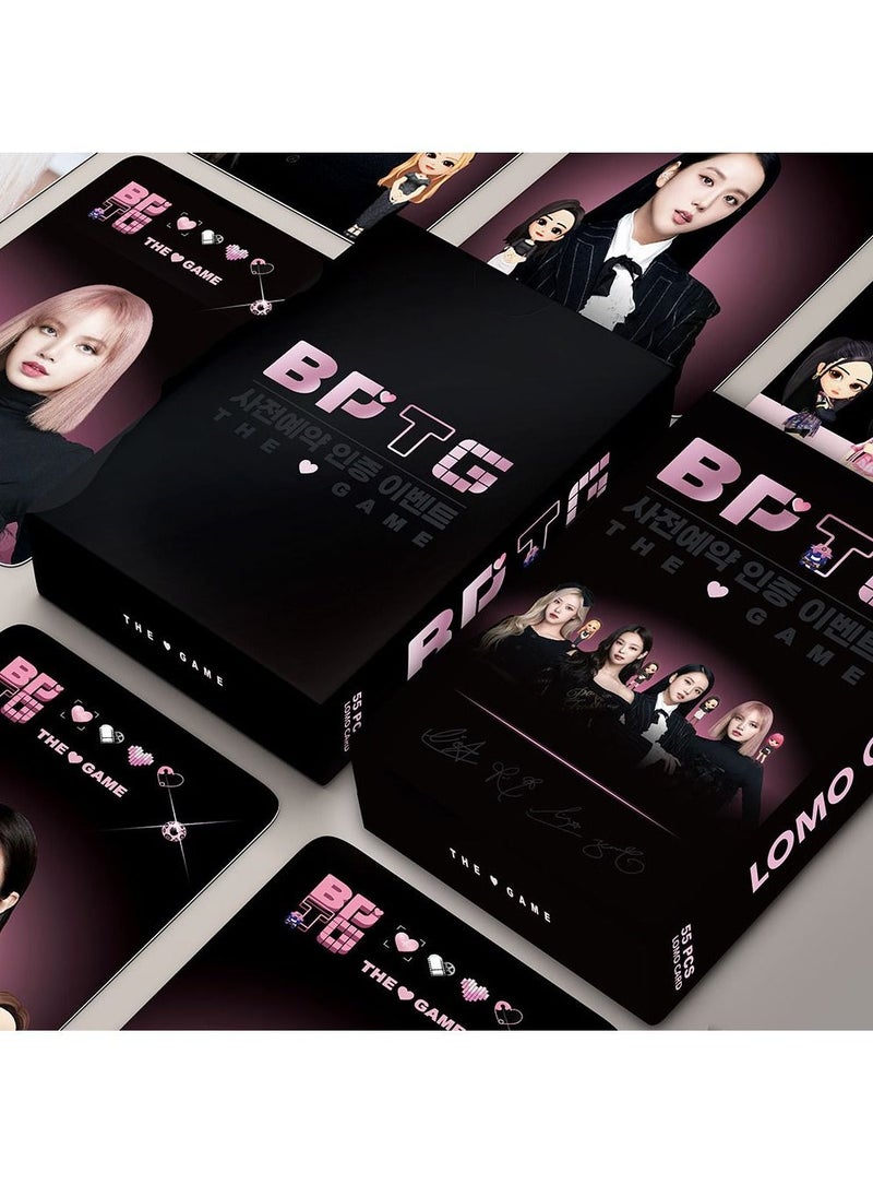 ماركة غير محددة - 55 قطعة بطاقة صور جديدة من Blackpink BPTG THE GAME للهواتف المحمولة نفس بطاقة Lomo عالية الدقة - Image 1