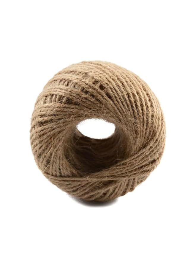 The Bros Jute Twine String 2mm, 100M Natural Jute Rope, 2Ply Durable Jute Twine Heavy Duty For Crafts, Gift Wrapping, Gardening, Packing, Picture Display, Wedding, Christmas Decoration, Ornament - Image 3