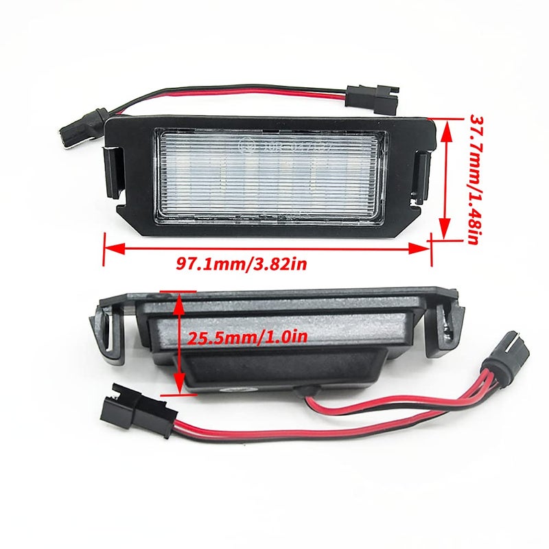 Meimeier LED License Plate White Light for Hyundai I10 I20 Tiburon Coupe Veloster FS XG30 Terracan HP Kia Rio Picanto TA Soul - Image 2