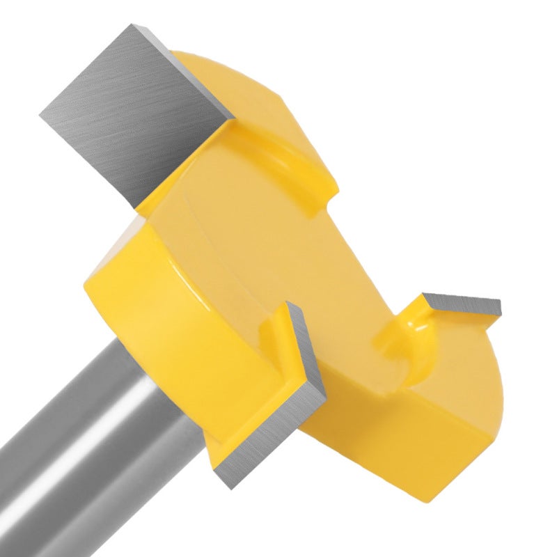Slab Flattening Router Bit 12.7mm Durable Steel Construction - Precise Smooth Burr-Free Cuts 3-Wing Spoilboard Surfacing Router Bit for Woodworking Projects Of All Complexity Levels - Image 2