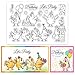 CHGCRAFT Cartoon Funny Chicken Birthday Clear Stamp Custom Silicone Clear Stamps for DIY Scrapbooking Photo Album Decorative Cards Making Chick 63X 433x 012inch - Image 2