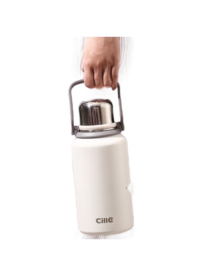 Cille Insulated Mug, Cold/Hot Cup, Large Capacity, Portable, Stylish, 316 Stainless Steel Water Bottle, Car Tea Infuser Cup - Image 1