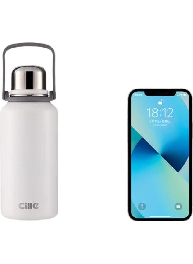 Cille Insulated Mug, Cold/Hot Cup, Large Capacity, Portable, Stylish, 316 Stainless Steel Water Bottle, Car Tea Infuser Cup - Image 2