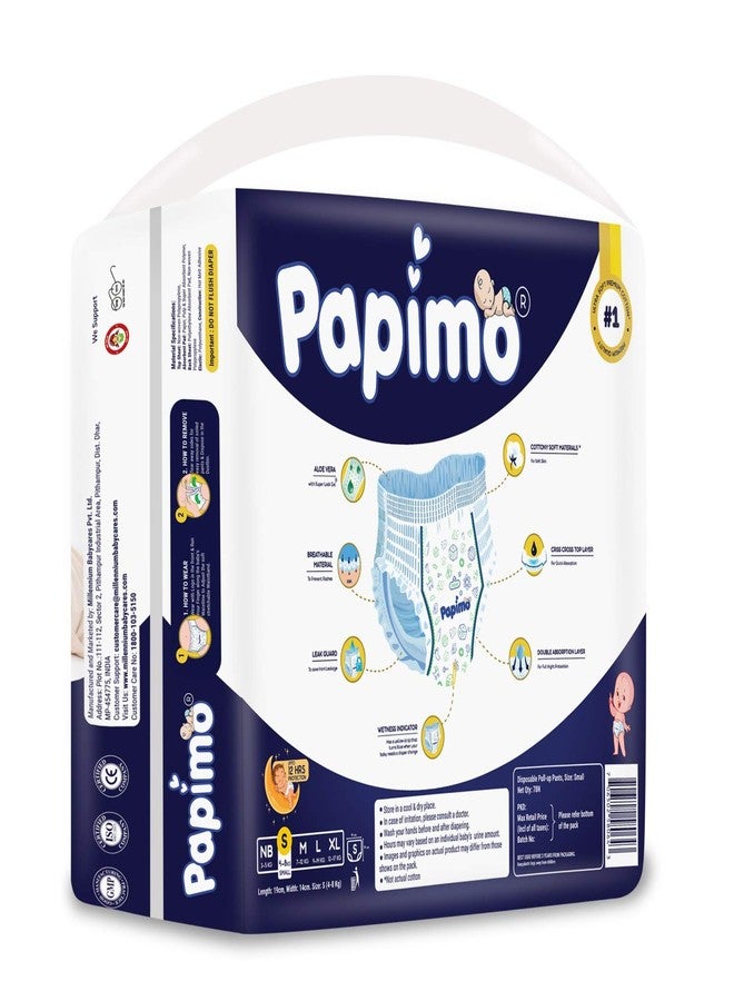 Papimo Baby Small Size Diaper Pants, 78 Count - Image 2
