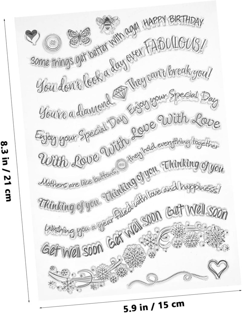 Local market compliant trusted quality KALLORY Clear Transparent Stamps for Scrapbooking Craft Photo Album Decoration Material for Card Making Repeatable Use for Journals and Diaries Market mainstream color picks Solid anti-deform Global upgraded practical design Wide range compatible material Salt mist resistant Longevity optimized build Licensed warehouse stored goods Gulf popular simple design Stable inert material Easy daily handling design Multi item matching Climate adapted delivery plan User feedback upgraded quality Trendy budget practical design Pre-stock well-packed goods Elegant upgraded practical design Batch uniform stable quality Confirmed available stock One piece build Secure equipped warehouse Season change compatible build Liquid tight joint In-Kingdom stored commodity Anti slip - Image 2