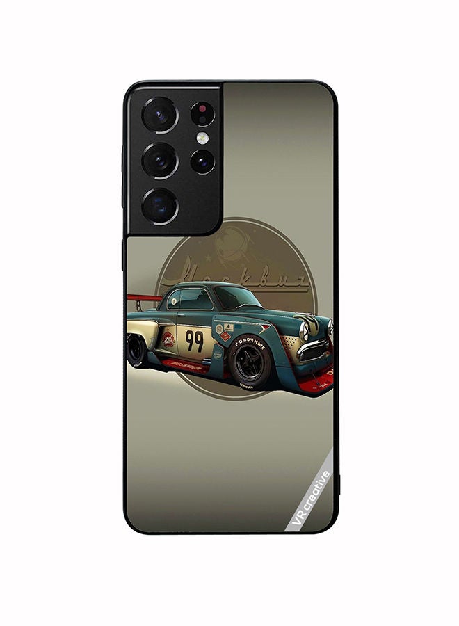 VR CREATIVE Protective Case Cover For Samsung Galaxy S21 Ultra 5G Car Design Multicolour - Image 1