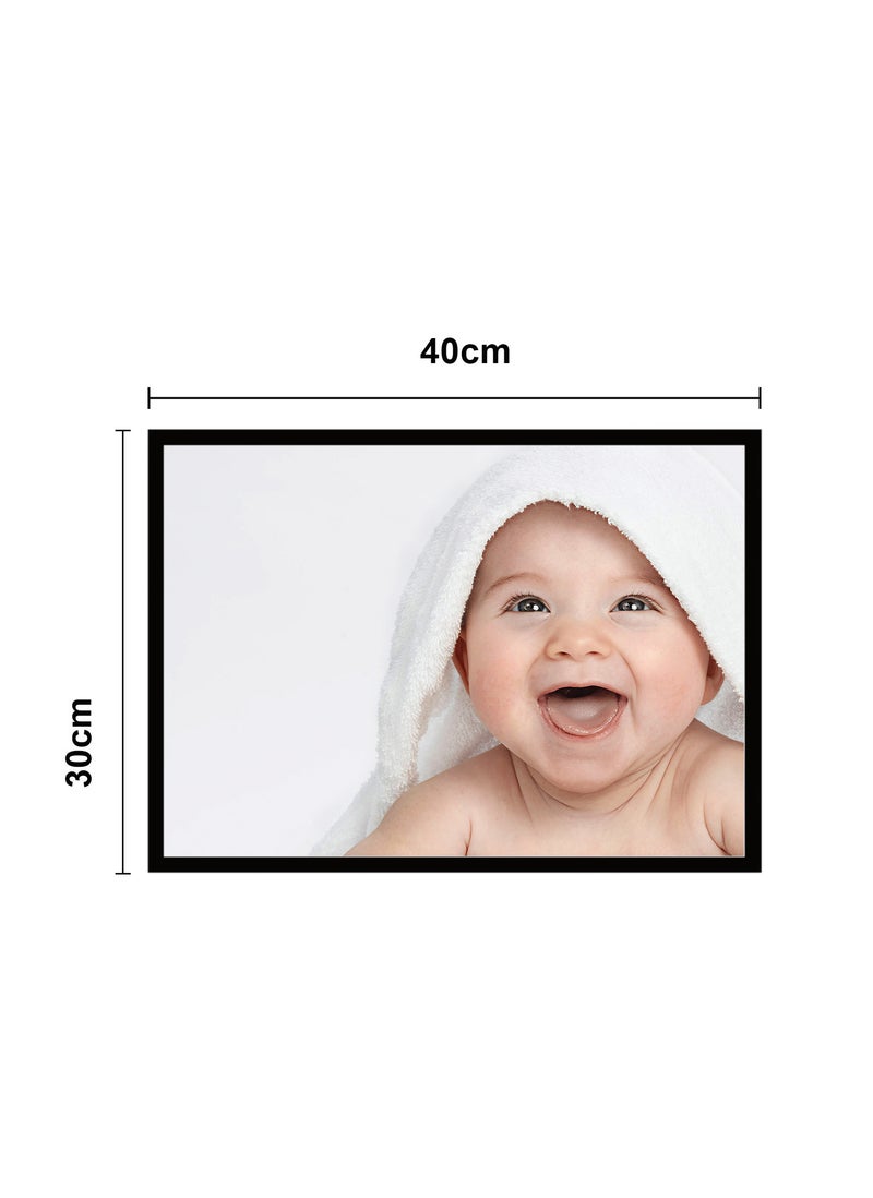 Spoil Your Wall Wall Posters with Cute Baby Under A Towel Picture and Black Frame - Wall Arts Home Décor Photo Frames - 30x40cm by Spoil Your Wall  - Image 3