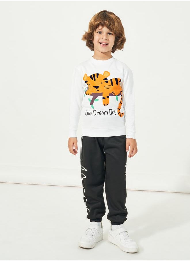 Styli - Graphic Print Regular Fit Sweatshirt - Image 1