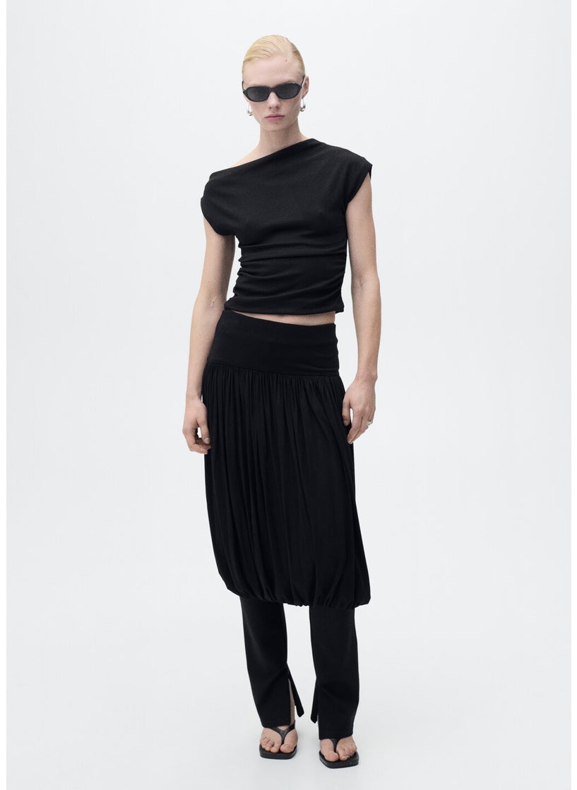 MANGO Asymmetrical Fitted Top  - Image 4