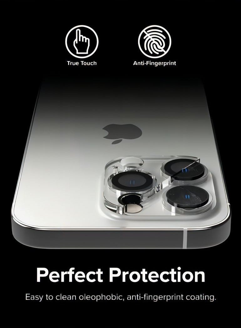 Camera Glass Lens Protector Guard For iPhone 16 Pro Max / 16 Pro Clear - Image 2