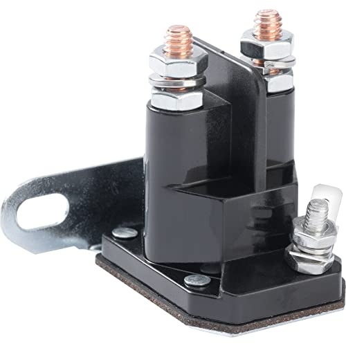 Saiyugty 030817 832-1211-210 8321211210 Lawn Mower Starter Solenoid Compatible for Trombetta Hustler Zero Turn Lawn Mower, Replacement Starter Solenoid Relay Part, DC 12V - Image 3