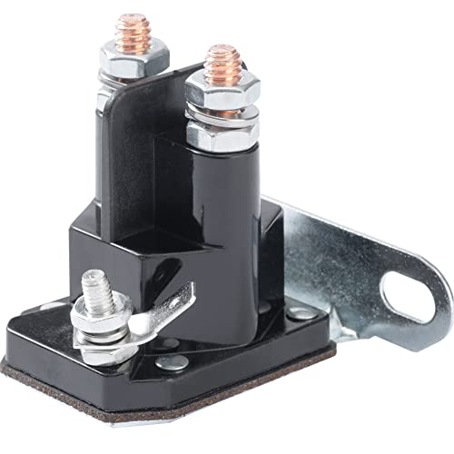 Saiyugty 030817 832-1211-210 8321211210 Lawn Mower Starter Solenoid Compatible for Trombetta Hustler Zero Turn Lawn Mower, Replacement Starter Solenoid Relay Part, DC 12V - Image 2