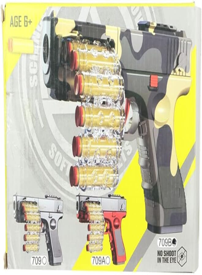Shooting Gun With Soft Bullets For Kids - Multicolor 22614