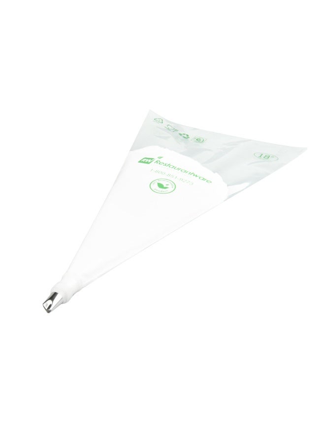 Restaurantware فوهة تزيين المعجنات من باسري تيك، 1 فوهة كريمة قابلة لإعادة الاستخدام - #88، مقاومة للانبعاج، فوهة معجنات من الفولاذ المقاوم للصدأ، آمنة في غسالة الصحون، لتزيين الكب كيك، الكعك، أو البسكويت - Image 2