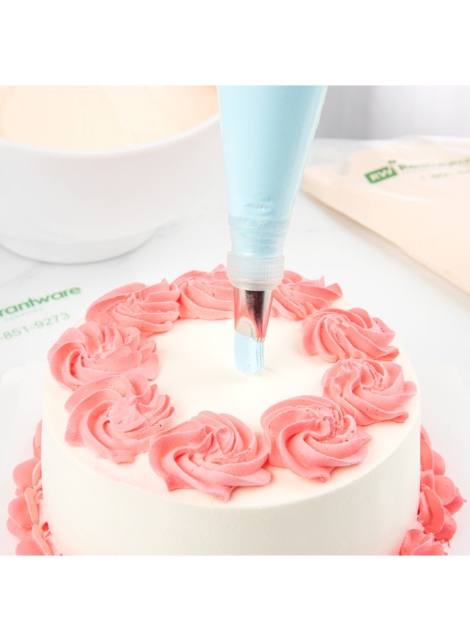 Restaurantware فوهة تزيين المعجنات من باسري تيك، 1 فوهة كريمة قابلة لإعادة الاستخدام - #88، مقاومة للانبعاج، فوهة معجنات من الفولاذ المقاوم للصدأ، آمنة في غسالة الصحون، لتزيين الكب كيك، الكعك، أو البسكويت - Image 4