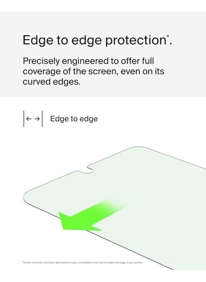 Screenforce Trueclear Curve Blue Light Filter Screen Protector For Samsung Galaxy S24 With Edge To Edge Fit Flawless Application With Included Easy Align Tray For Bubble Free Application  - Image 4