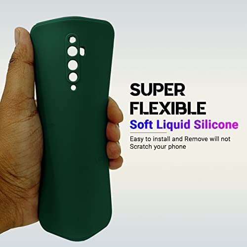 LIRAMARK Silicone Soft Back Cover Case for Oppo Reno 2F/Reno 2Z (Green) - Image 5