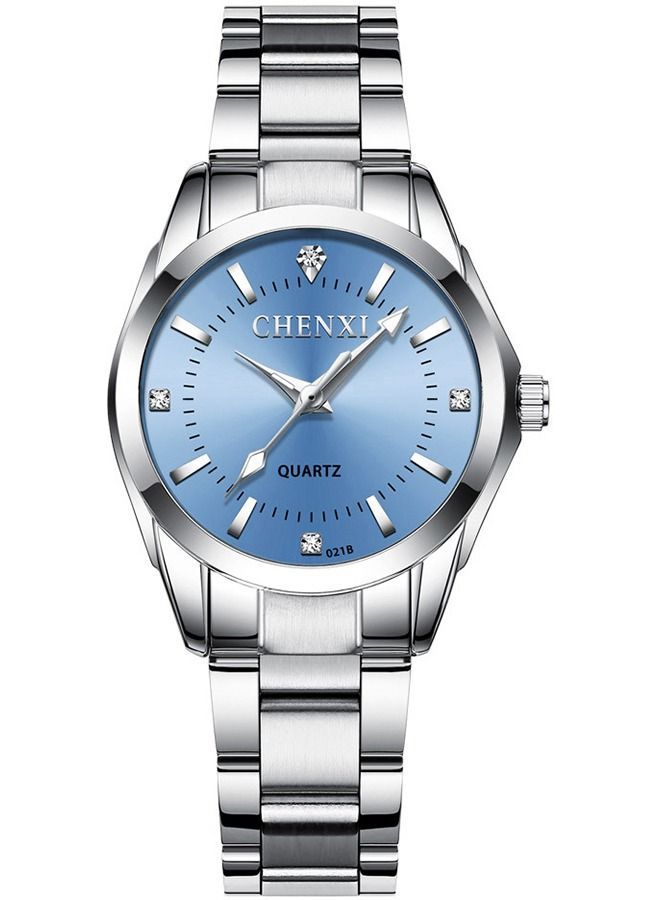 Chenxi Women's Classic Wrist Watch  Silver/Blue - Image 1