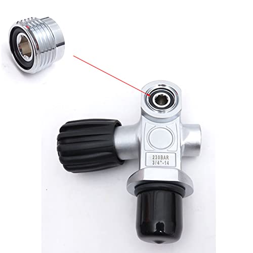 heyous 2pcs Scuba Diving Tank Valve Adapter York Insert Regulator for Any DIN Tank Valve - Image 4