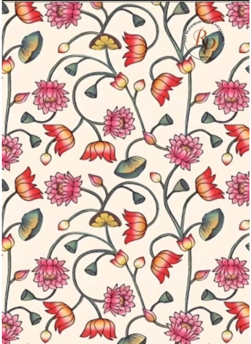 Skywalk Skywalk Colorful Gift Wrapping Paper Sheets Set of 25 (Size-19.5 x 29.5), Perfect for Wrapping kids Gifts SWGP-67 