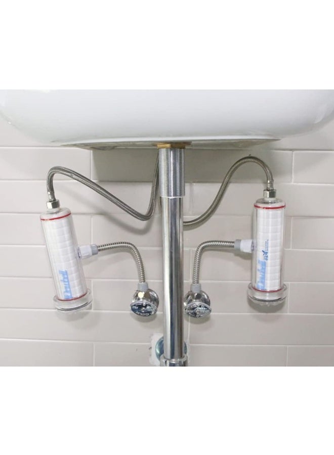 Dewbell نظام فلتر مياه F15 لحوض الغسيل / حوض المطبخ (نوع اقتصادي) / فلتر مياه / يزيل الصدأ والمواد الضارة | صنع في كوريا - Image 2