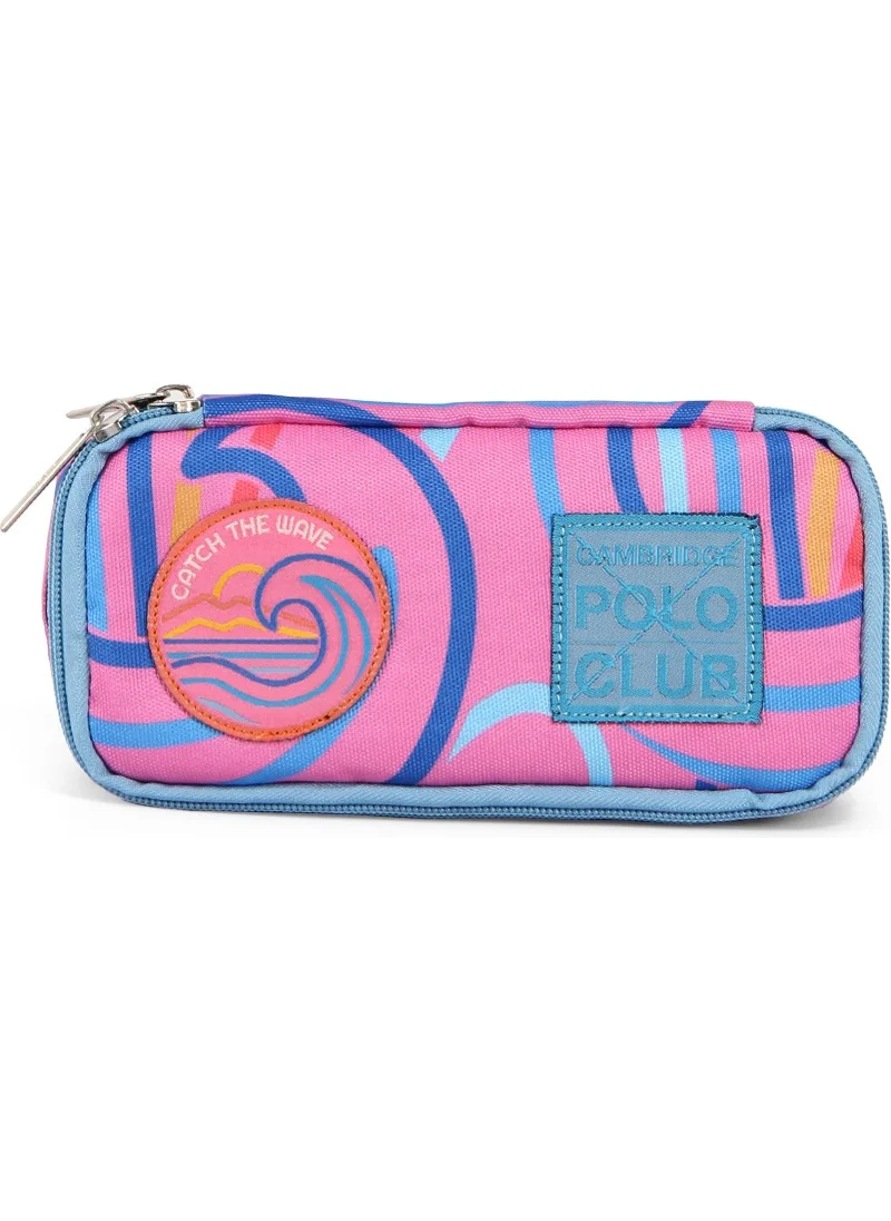 Cambridge Polo Club Wave Single Compartment Unisex Kids Pencil Bag