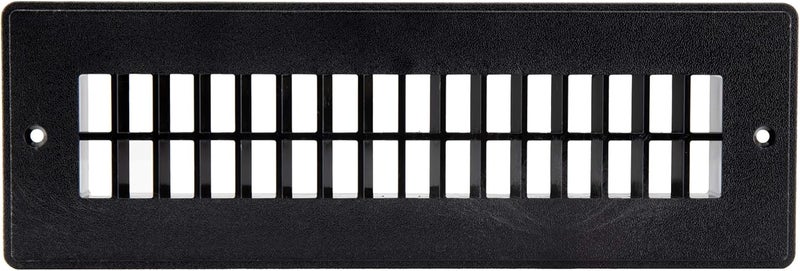 RecPro RV Floor Register | RV Stationary Vent Cover | 2-1/4" x 10-1/8" Insert | Undampered Duct (Black) - Image 3