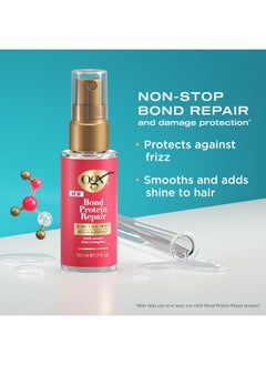 Ogx OGX Repair & Protect Bond Protein Repair 3-in-1 Oil Mist, Multi-Benefit Hair Oil Protects Dry, Damaged Hair Against Frizz, Strengthens, & maintains Shine, 1.7 fl. oz  - Image 3