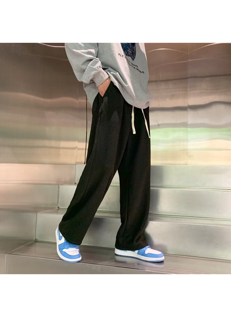 Generic - Stylish Oversize White Wide-Leg Trousers for Men White - Image 1