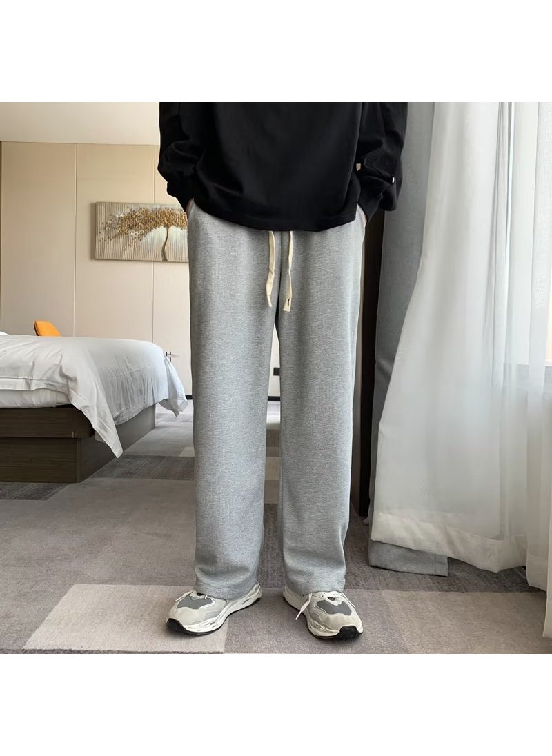 Generic - Stylish Oversize White Wide-Leg Trousers for Men White - Image 1