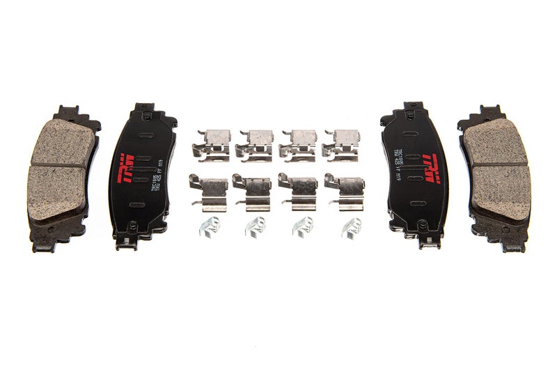 TRW Pro TRC1393 Disc Brake Pad Set For Nissan Altima 2010-2018, Rear, And Other Applications - Image 5
