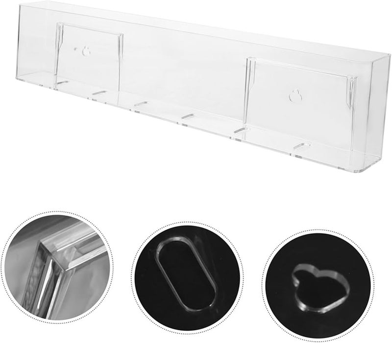 حامل أقراص CD من الأكريليك وحدة تخزين حامل عرض حامل بطاقات منظِّم - Image 3