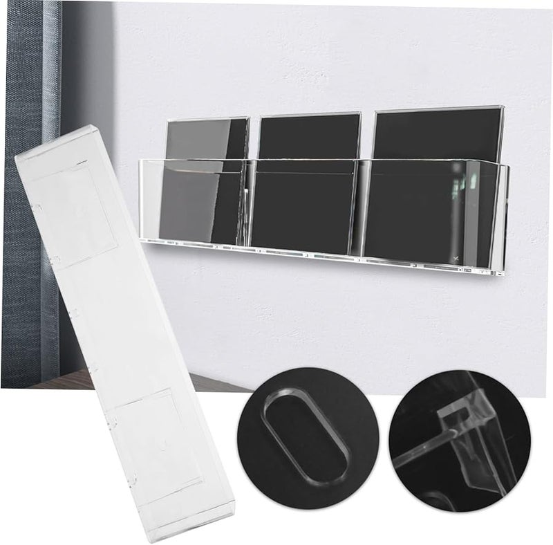 حامل أقراص CD من الأكريليك وحدة تخزين حامل عرض حامل بطاقات منظِّم - Image 4