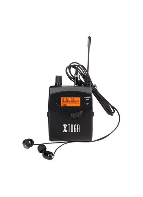 XTUGA RW2080 902-928MHz UHF Wireless Stage Singer In-Ear Monitor System Single BodyPack Receiver (Black)