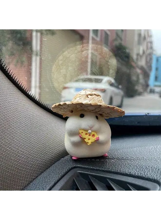 Melon Seeds Hamster Car Accessories Doll And Pendants For Vehicle Interior Decor - Image 3