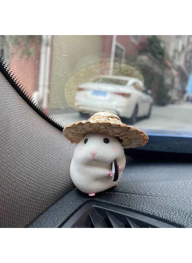 Melon Seeds Hamster Car Accessories Doll And Pendants For Vehicle Interior Decor - Image 1