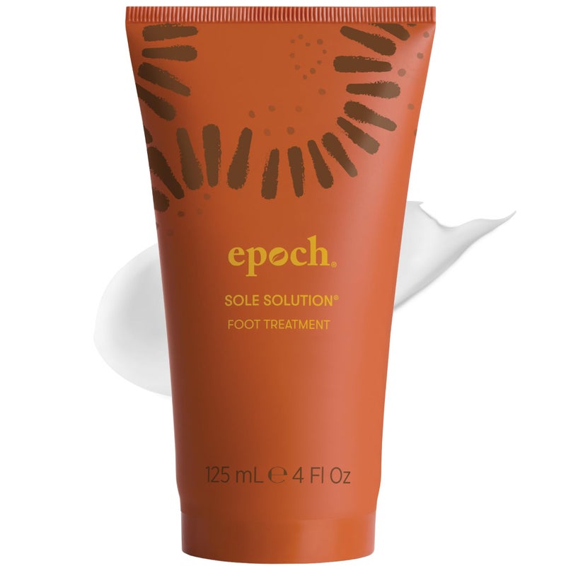 Nu Skin Epoch Sole Solution Foot Treatment | Intensive Moisturizing Cream for Dry Feet, Rough Skin & Heels | Softens Calluses With Natural Papain, Urea, Baobab & Allantoin | 4 oz | 1 Pack - Image 1