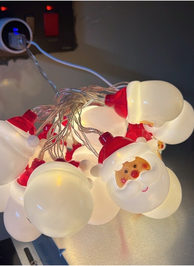 Generic - Santa Claus Christmas String Lights - Image 1