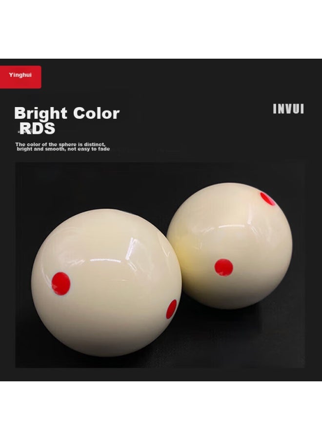 Invui Billiard Ball, Chinese And American Style Black 8 Crystal Cue Ball, Large Size Pool Ball, Billiard Supplies, 6 Red Points, 57mm, Single Piece - Image 4