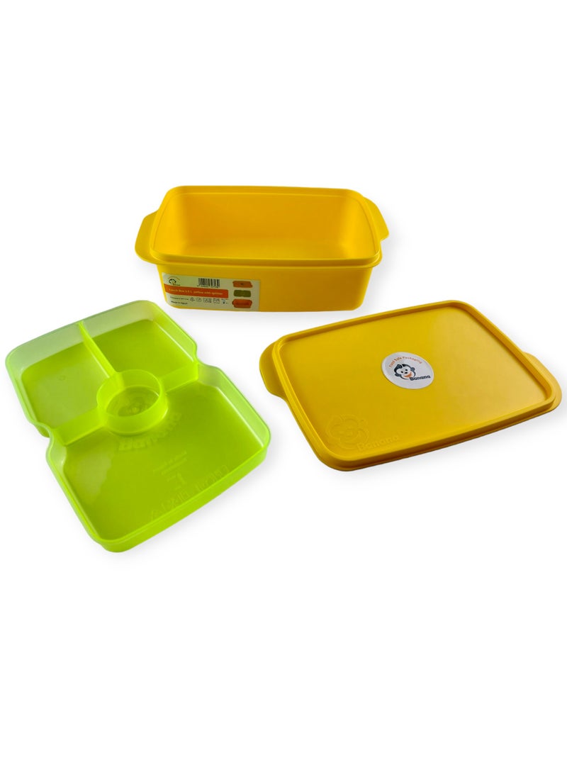 Banana Banana Lunch Box 1.5L with splitter  - Image 3