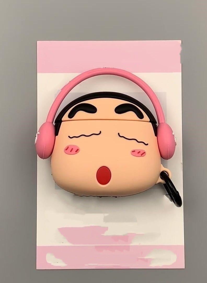 Cute Cartoon Earphone Case for AirPods 4th Generation Apple Wireless Bluetooth Headphones 