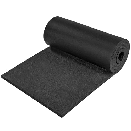 AMGSH 12 Thick 13 Wide 60 Long ClosedCell Foam Neoprene Padding NonAdhesive Rubber Sheet for DIY Gaskets Pads Seals Crafts Flooring and AntiVibration Cushioning - Image 1