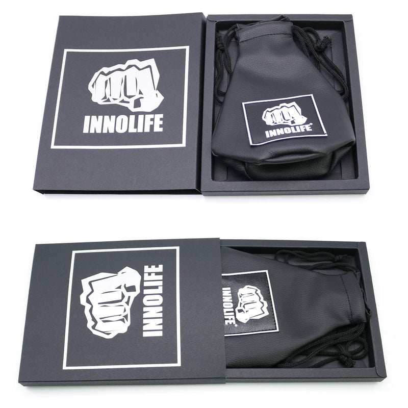 INNOLIFE Boxing Slip Bag, Boxing Dodge Hide Speed Bag Maize Ball Leather Ball for Reflex Training, Boxing, Kickboxing, MMA Pendulum Training (Without Filler) - Image 5