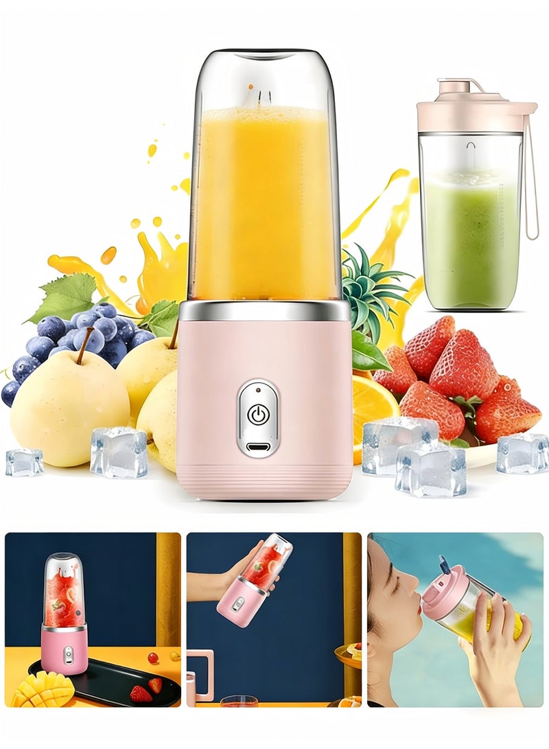 Portable Personal Fruit Blender, Juicer, And Juice Cup, High-Capacity Battery, 6 High-Strength Blades,Perfect For Shakes And Smoothies Electric Fruit Vegetable Juicer - Image 1