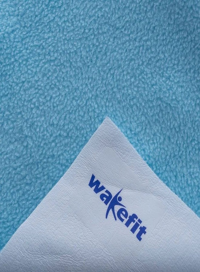 Wakefit Daffy Waterproof Dry Sheets - Small (50cmX70cm) (Aqua Blue) - Image 4